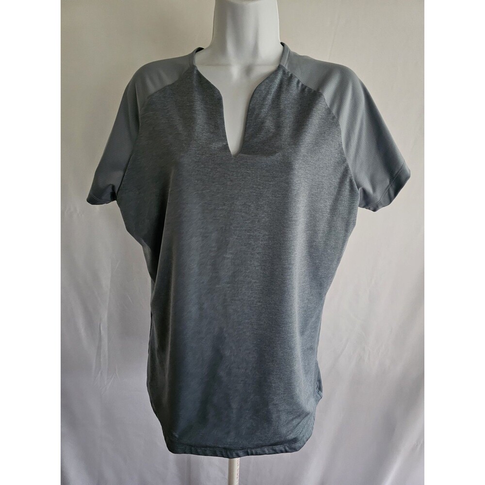 Nike Golf T-Shirt Women's Dri-Fit Blue Gray Top Size XL